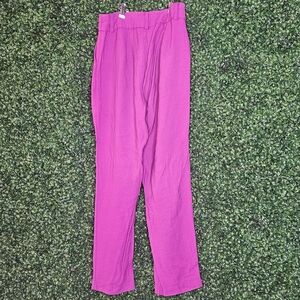 Vibrant Pink Women's Trousers